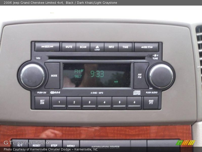 Black / Dark Khaki/Light Graystone 2006 Jeep Grand Cherokee Limited 4x4