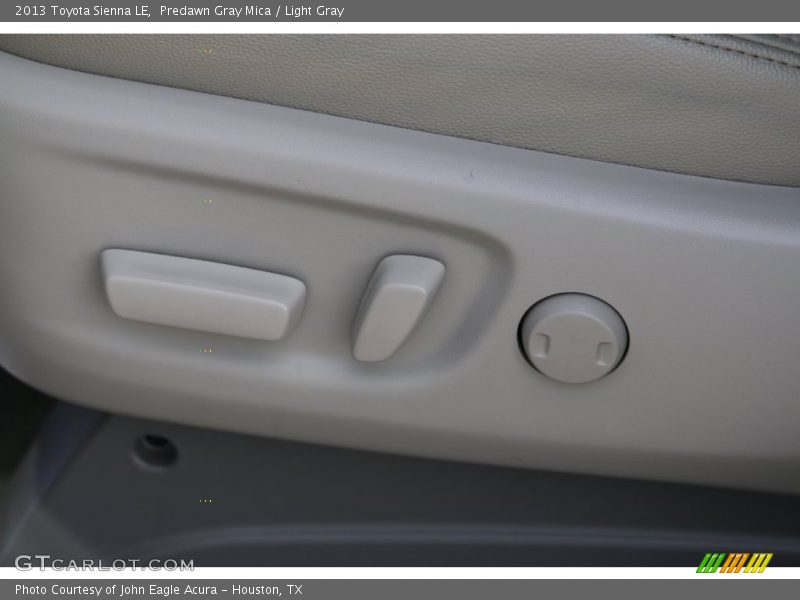 Predawn Gray Mica / Light Gray 2013 Toyota Sienna LE