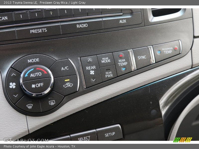 Predawn Gray Mica / Light Gray 2013 Toyota Sienna LE