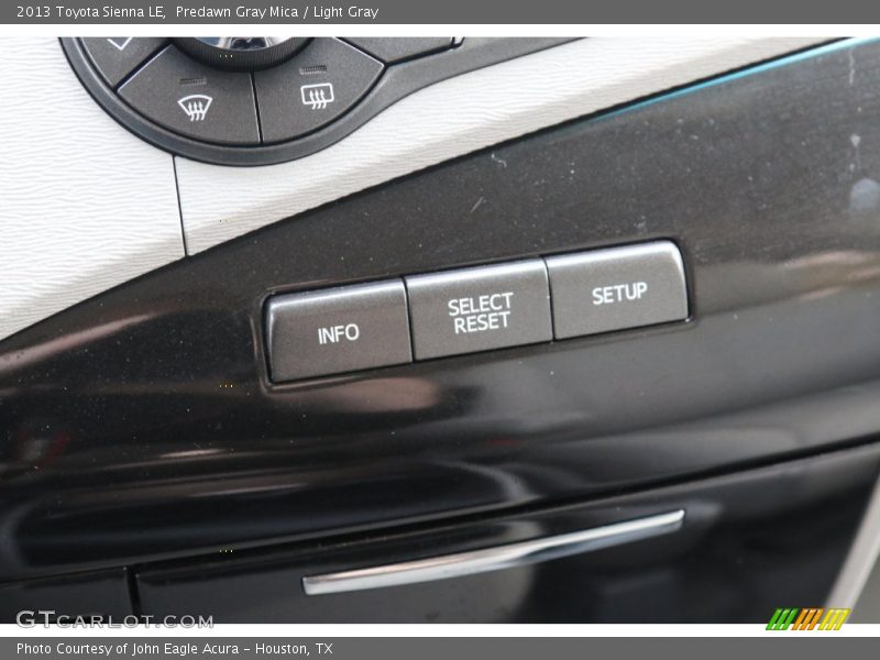 Predawn Gray Mica / Light Gray 2013 Toyota Sienna LE