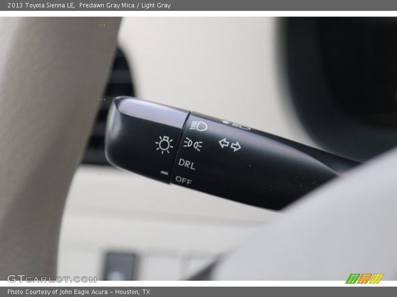 Predawn Gray Mica / Light Gray 2013 Toyota Sienna LE