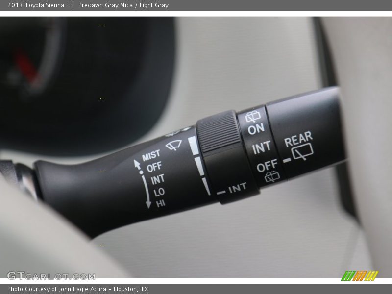 Predawn Gray Mica / Light Gray 2013 Toyota Sienna LE