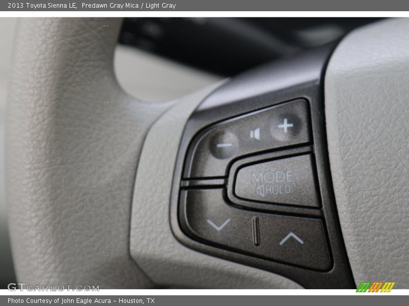 Predawn Gray Mica / Light Gray 2013 Toyota Sienna LE