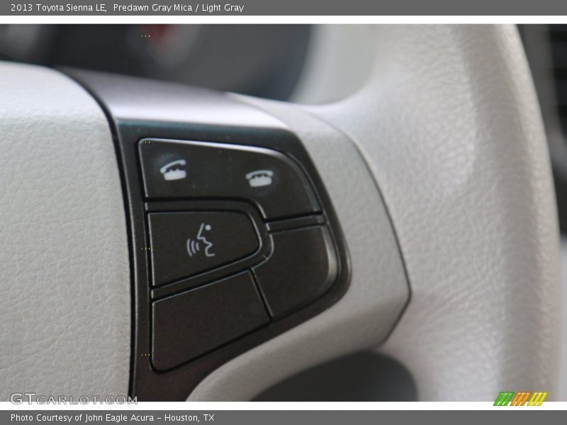 Predawn Gray Mica / Light Gray 2013 Toyota Sienna LE