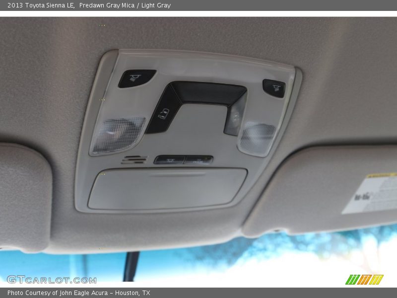 Predawn Gray Mica / Light Gray 2013 Toyota Sienna LE
