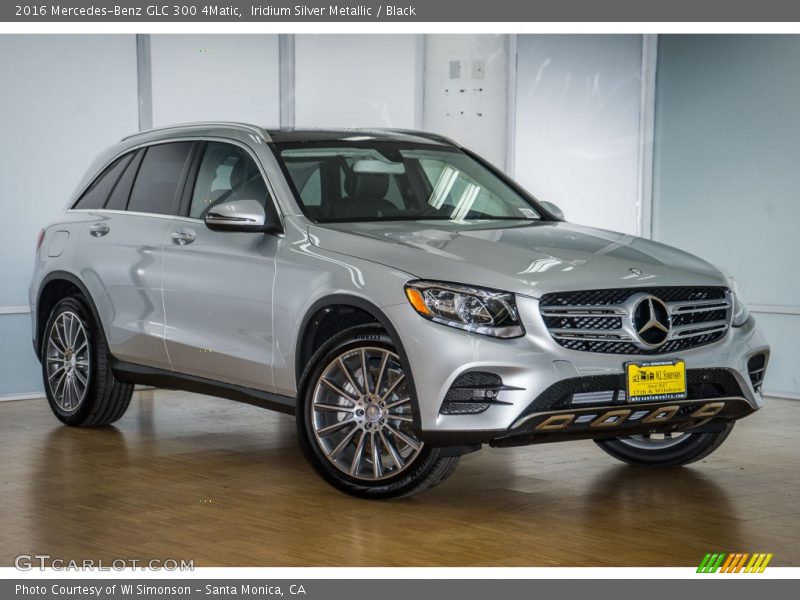 Iridium Silver Metallic / Black 2016 Mercedes-Benz GLC 300 4Matic