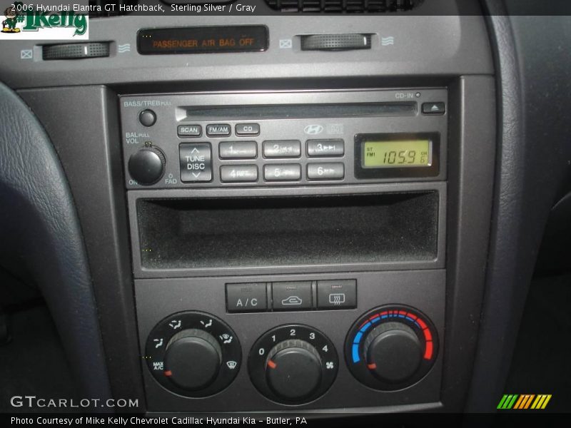 Sterling Silver / Gray 2006 Hyundai Elantra GT Hatchback