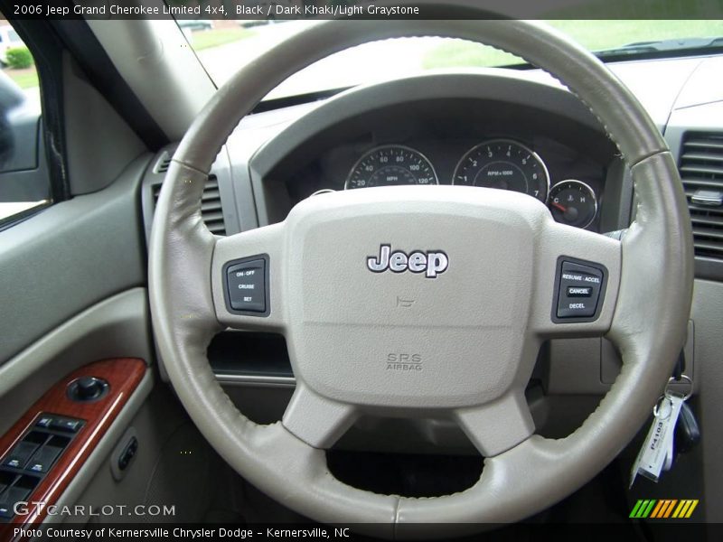 Black / Dark Khaki/Light Graystone 2006 Jeep Grand Cherokee Limited 4x4