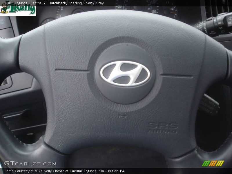 Sterling Silver / Gray 2006 Hyundai Elantra GT Hatchback