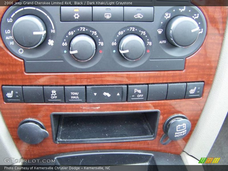 Black / Dark Khaki/Light Graystone 2006 Jeep Grand Cherokee Limited 4x4