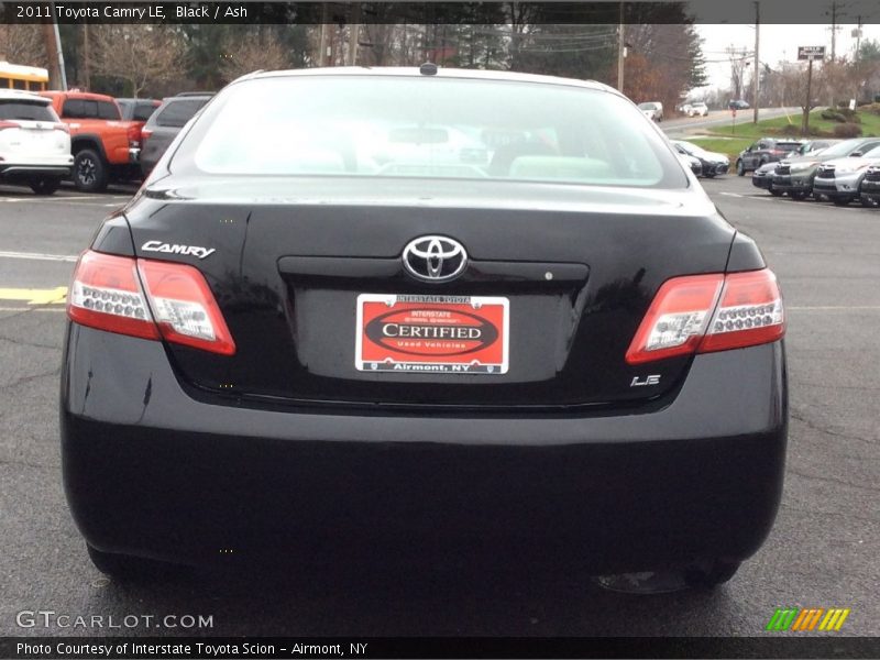 Black / Ash 2011 Toyota Camry LE