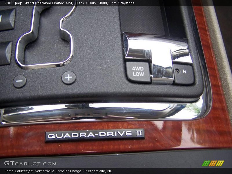 Black / Dark Khaki/Light Graystone 2006 Jeep Grand Cherokee Limited 4x4