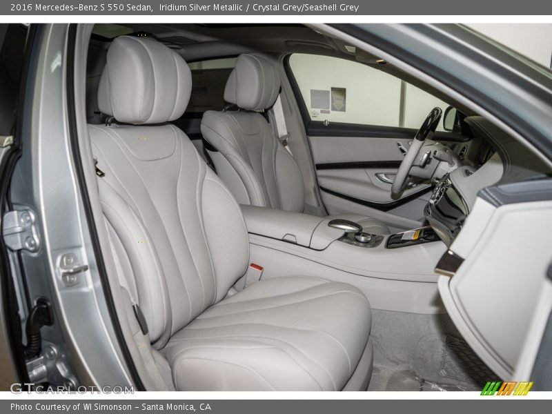 Iridium Silver Metallic / Crystal Grey/Seashell Grey 2016 Mercedes-Benz S 550 Sedan