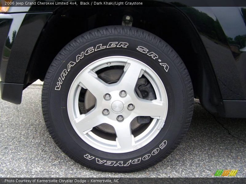 Black / Dark Khaki/Light Graystone 2006 Jeep Grand Cherokee Limited 4x4