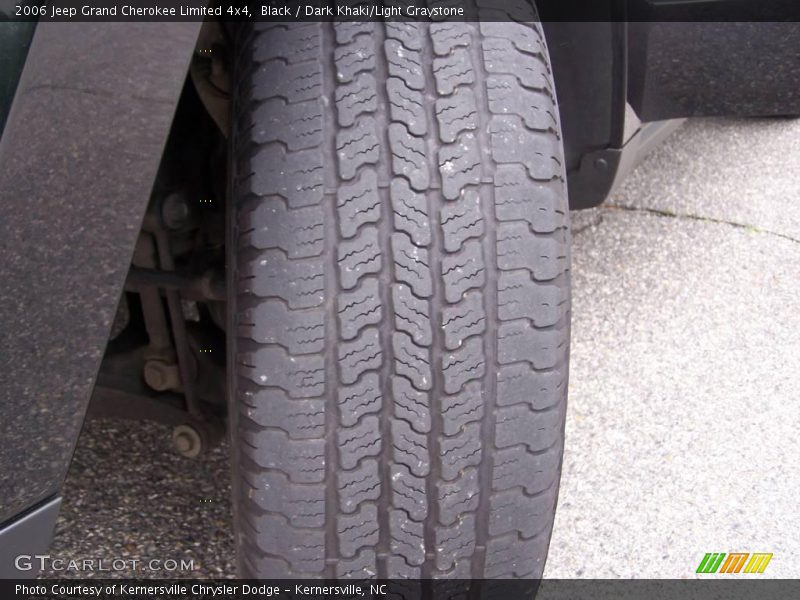 Black / Dark Khaki/Light Graystone 2006 Jeep Grand Cherokee Limited 4x4
