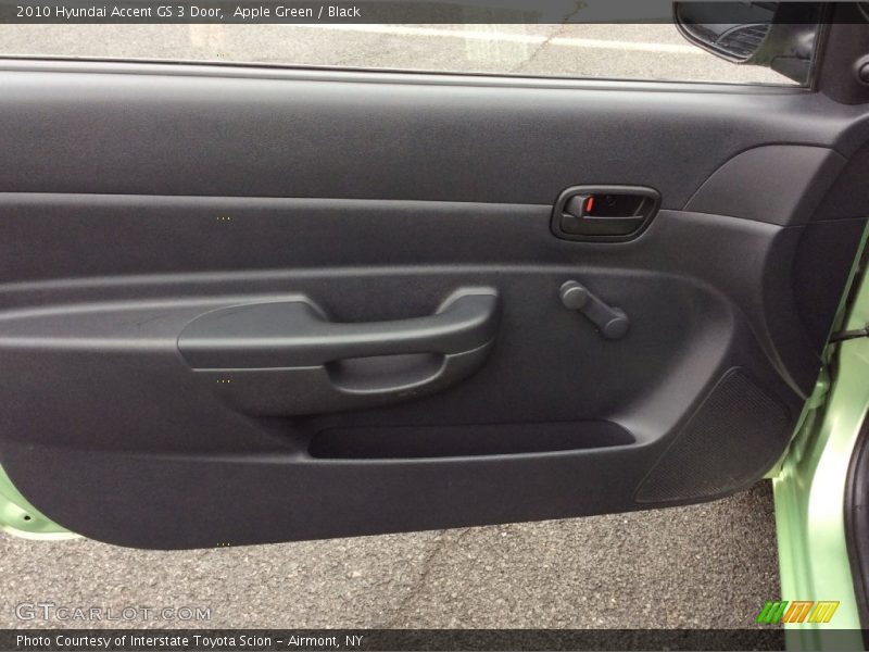 Apple Green / Black 2010 Hyundai Accent GS 3 Door