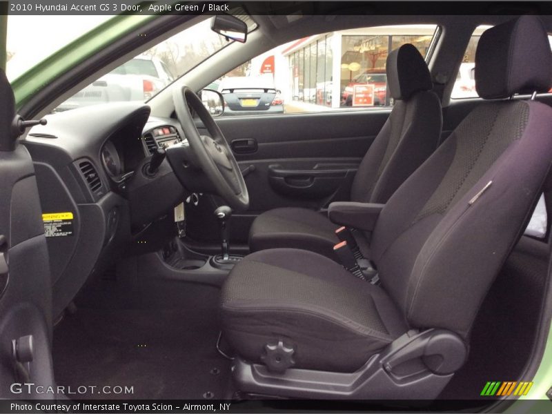 Apple Green / Black 2010 Hyundai Accent GS 3 Door
