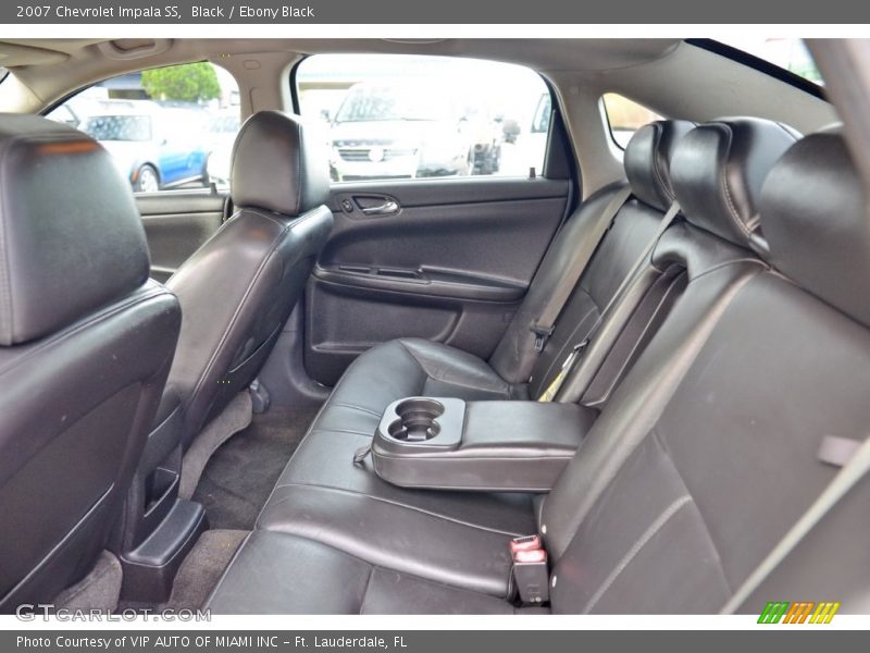 Rear Seat of 2007 Impala SS