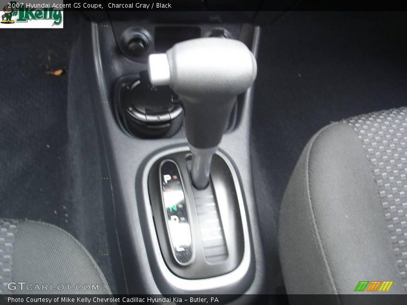 Charcoal Gray / Black 2007 Hyundai Accent GS Coupe