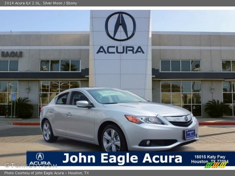 Silver Moon / Ebony 2014 Acura ILX 2.0L