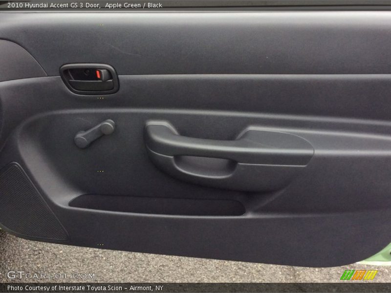 Apple Green / Black 2010 Hyundai Accent GS 3 Door