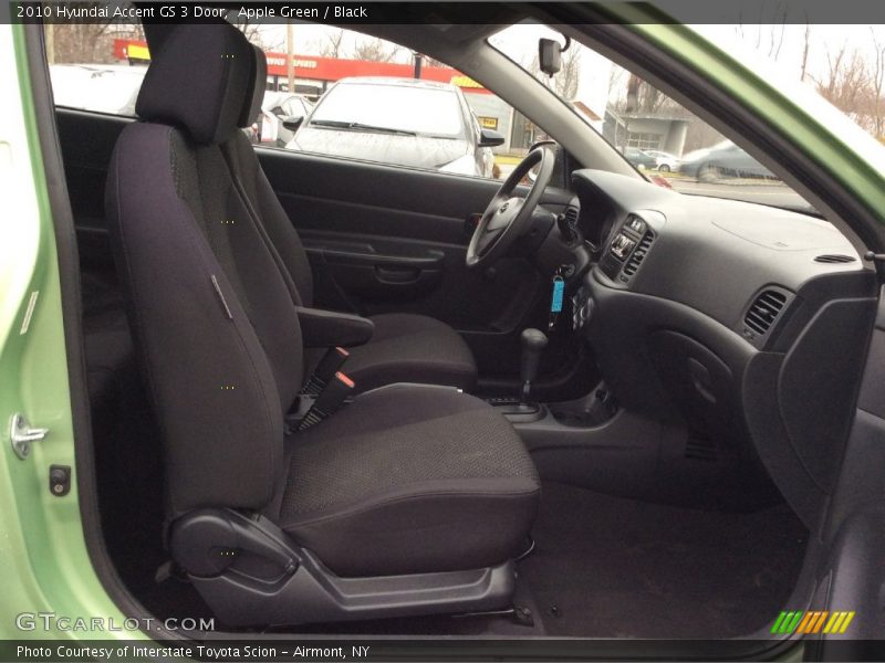Apple Green / Black 2010 Hyundai Accent GS 3 Door