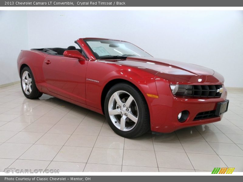 Crystal Red Tintcoat / Black 2013 Chevrolet Camaro LT Convertible