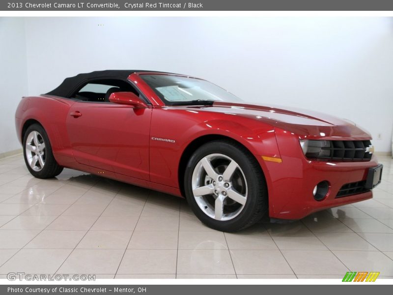 Crystal Red Tintcoat / Black 2013 Chevrolet Camaro LT Convertible