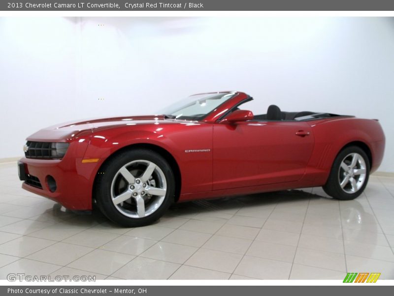 Crystal Red Tintcoat / Black 2013 Chevrolet Camaro LT Convertible