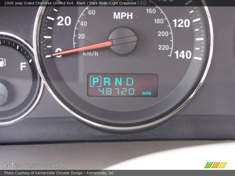 Black / Dark Khaki/Light Graystone 2006 Jeep Grand Cherokee Limited 4x4