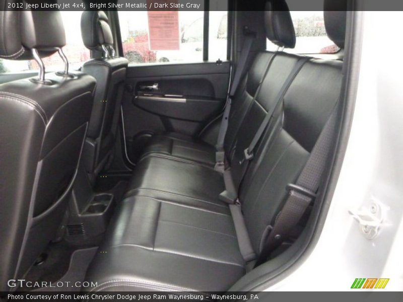 Bright Silver Metallic / Dark Slate Gray 2012 Jeep Liberty Jet 4x4