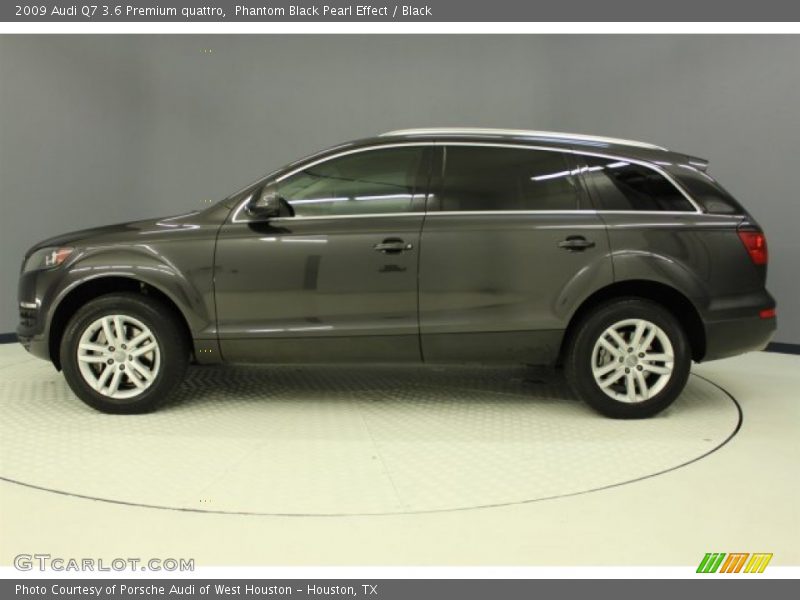 Phantom Black Pearl Effect / Black 2009 Audi Q7 3.6 Premium quattro
