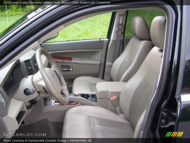 Black / Dark Khaki/Light Graystone 2006 Jeep Grand Cherokee Limited 4x4