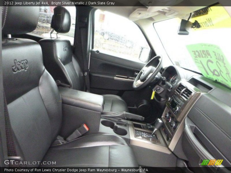 Bright Silver Metallic / Dark Slate Gray 2012 Jeep Liberty Jet 4x4