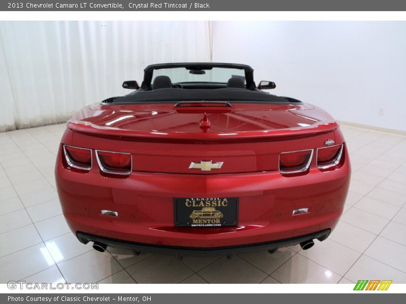 Crystal Red Tintcoat / Black 2013 Chevrolet Camaro LT Convertible