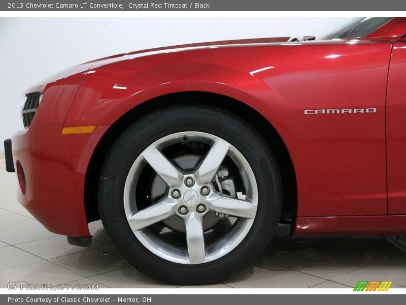 Crystal Red Tintcoat / Black 2013 Chevrolet Camaro LT Convertible