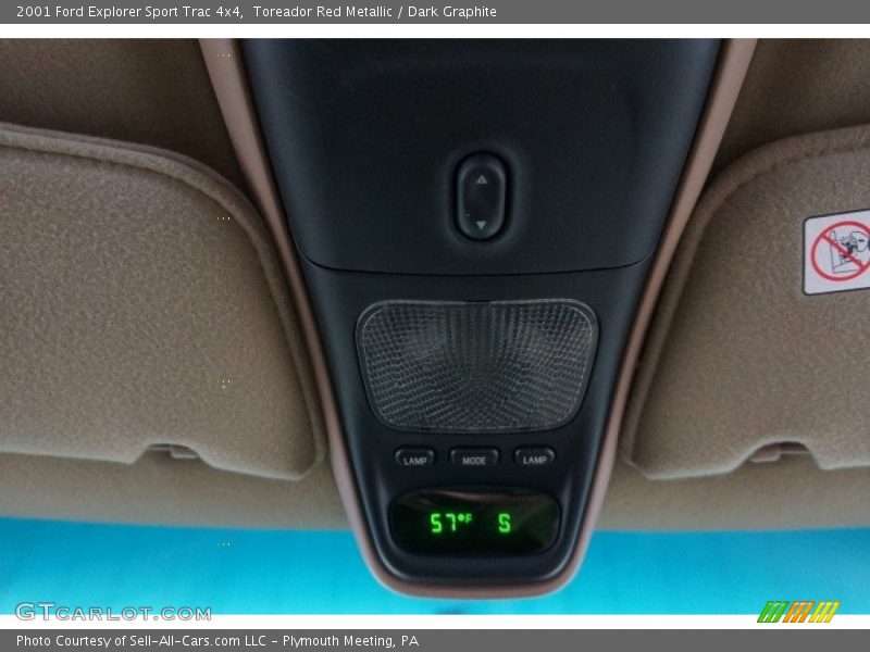 Toreador Red Metallic / Dark Graphite 2001 Ford Explorer Sport Trac 4x4