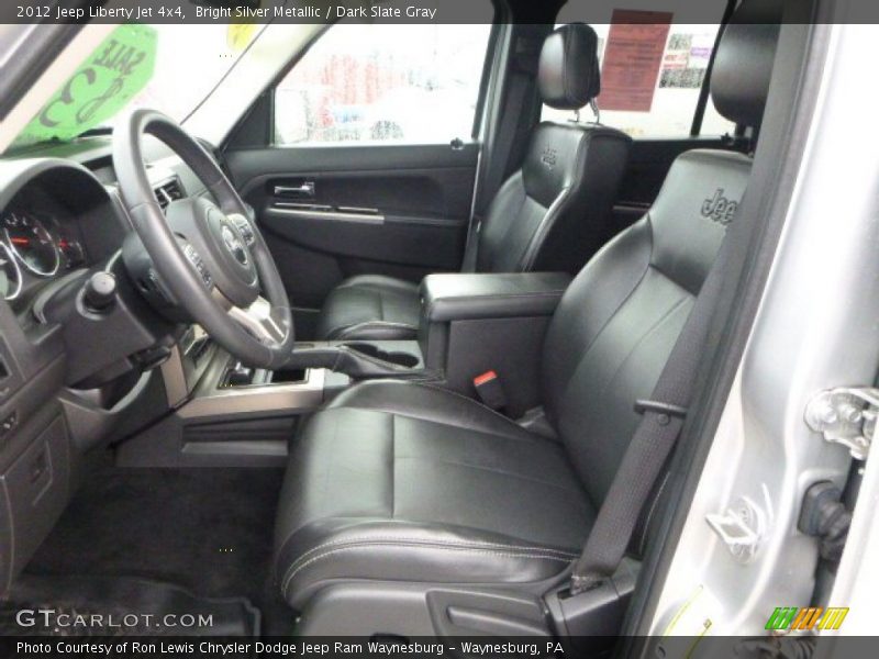Bright Silver Metallic / Dark Slate Gray 2012 Jeep Liberty Jet 4x4