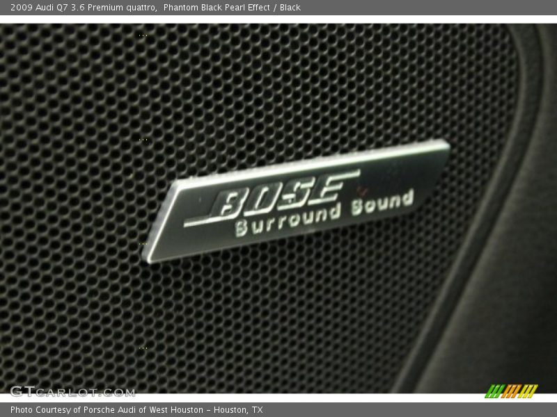 Phantom Black Pearl Effect / Black 2009 Audi Q7 3.6 Premium quattro