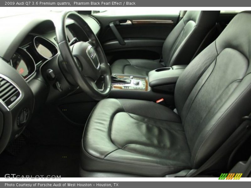 Phantom Black Pearl Effect / Black 2009 Audi Q7 3.6 Premium quattro