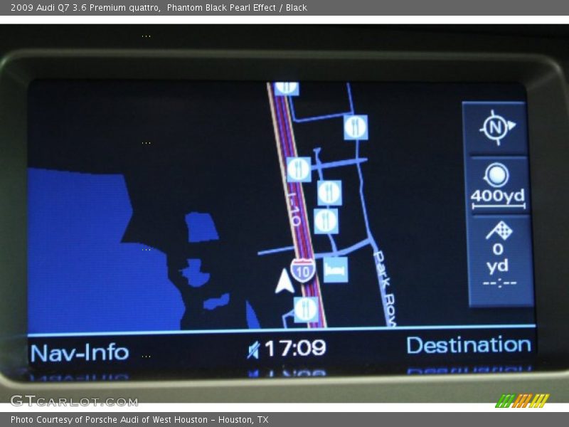 Phantom Black Pearl Effect / Black 2009 Audi Q7 3.6 Premium quattro