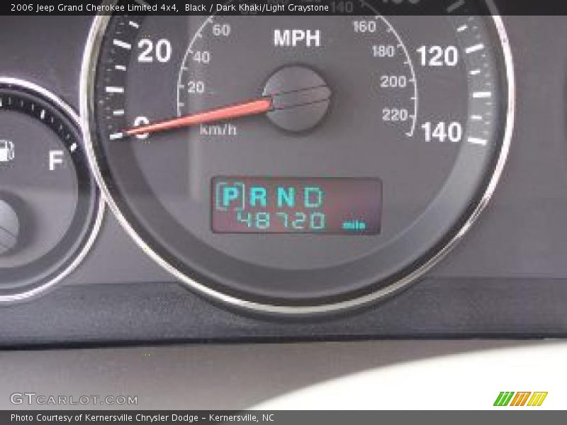 Black / Dark Khaki/Light Graystone 2006 Jeep Grand Cherokee Limited 4x4