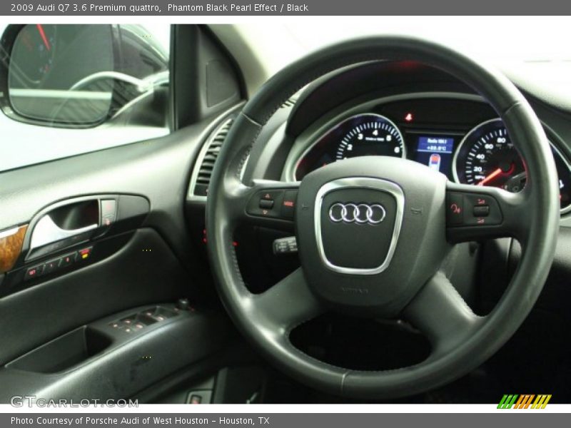 Phantom Black Pearl Effect / Black 2009 Audi Q7 3.6 Premium quattro