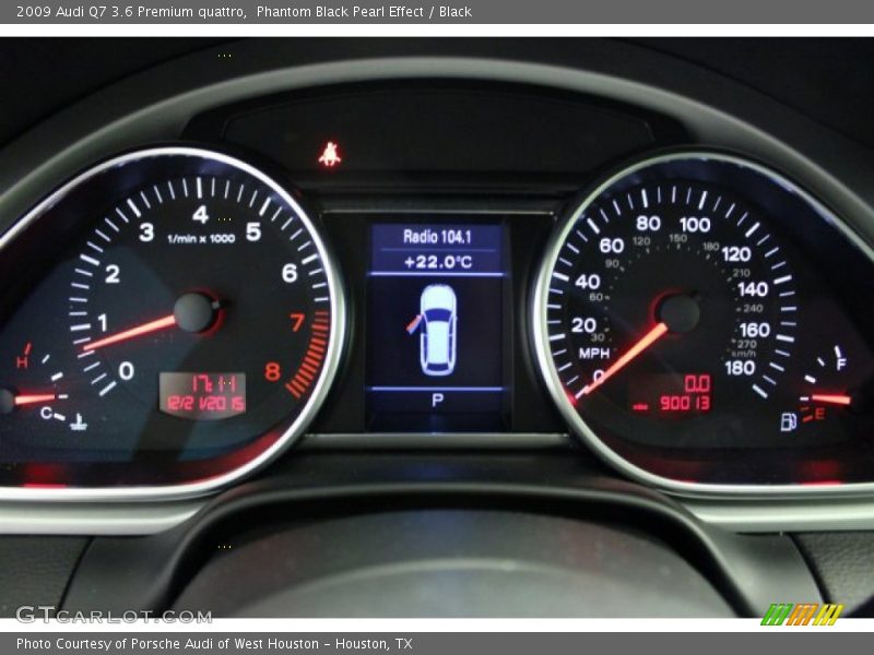 Phantom Black Pearl Effect / Black 2009 Audi Q7 3.6 Premium quattro