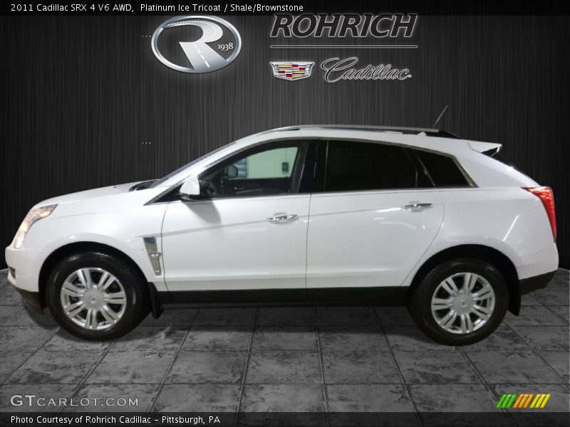 Platinum Ice Tricoat / Shale/Brownstone 2011 Cadillac SRX 4 V6 AWD