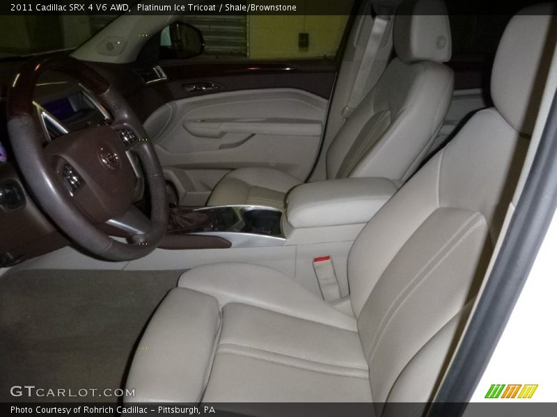 Platinum Ice Tricoat / Shale/Brownstone 2011 Cadillac SRX 4 V6 AWD