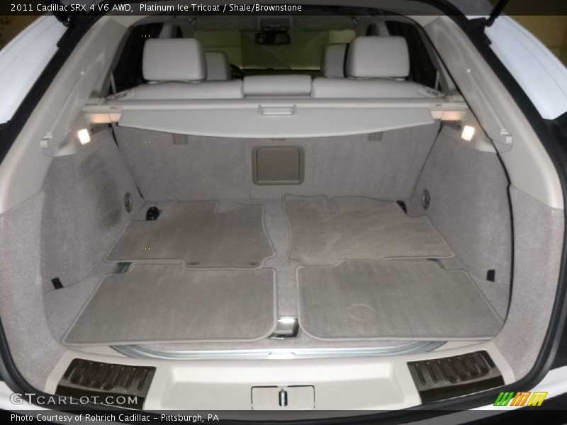Platinum Ice Tricoat / Shale/Brownstone 2011 Cadillac SRX 4 V6 AWD