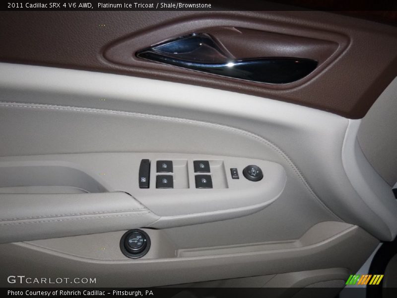 Platinum Ice Tricoat / Shale/Brownstone 2011 Cadillac SRX 4 V6 AWD
