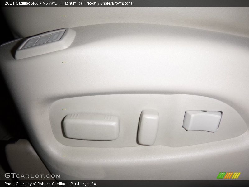 Platinum Ice Tricoat / Shale/Brownstone 2011 Cadillac SRX 4 V6 AWD