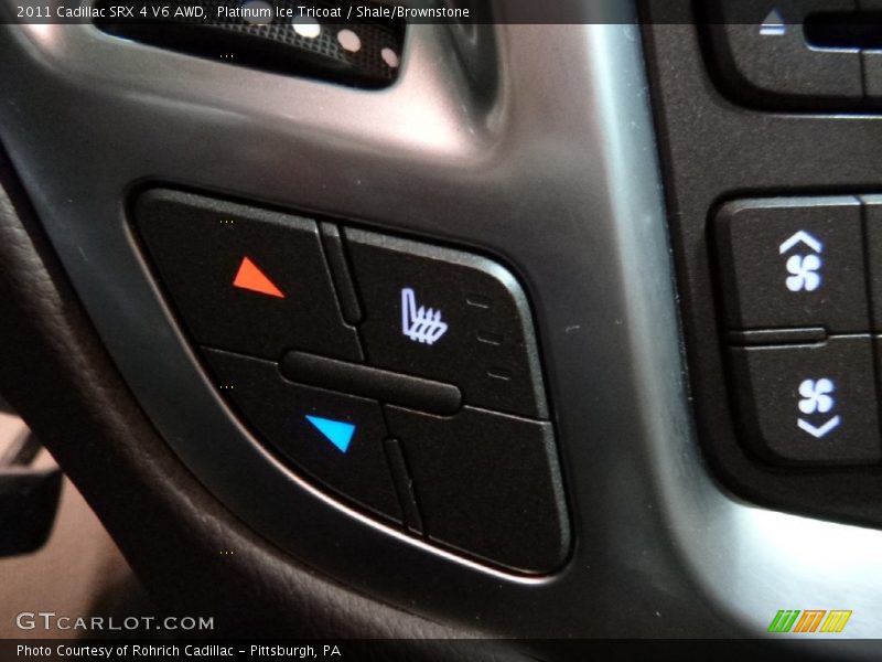 Platinum Ice Tricoat / Shale/Brownstone 2011 Cadillac SRX 4 V6 AWD